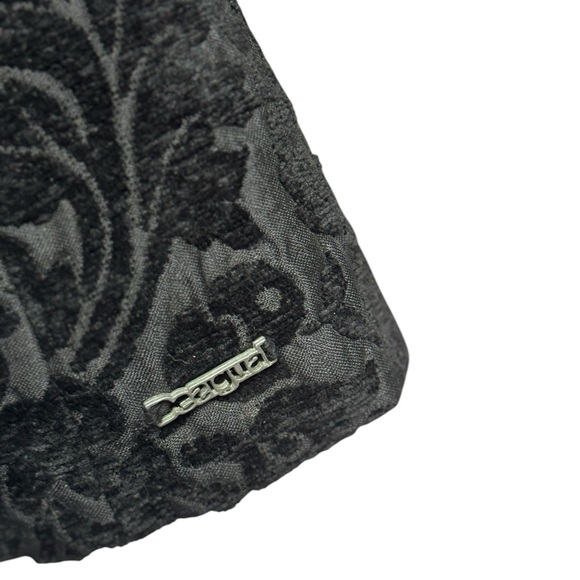 Desigual Black Brocade Coat - Picture 7 of 11